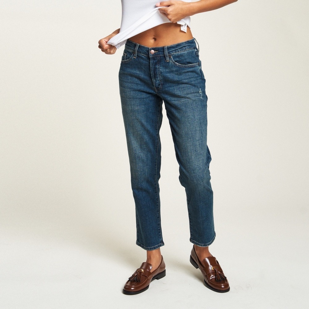 Oliver Logan Ludlow Relaxed Jeans Straight Leg Button Fly Size 34